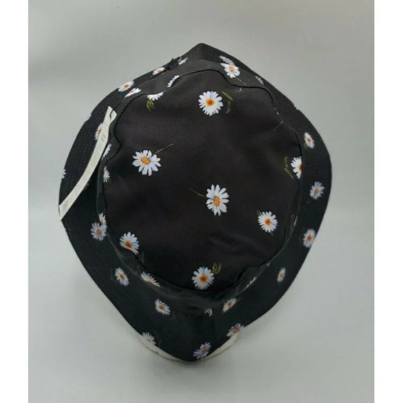 NEW Alice + Olivia By Stacey Bendet Reversible Bucket Hat Multicolor Daisy White - Picture 5 of 10